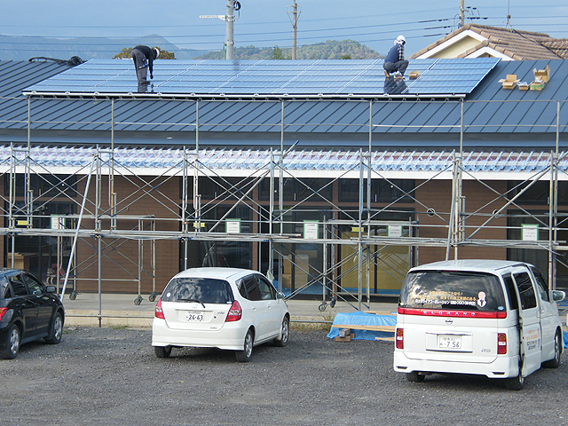 群馬県太田市 施設の屋根に産業用太陽光発電を設置